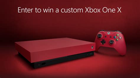 Celebrate All Things Red with This Custom Red Xbox One X - Xbox Wire