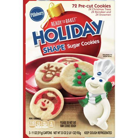 Pillsbury Ready To Bake Assorted Cookie Dough (11 oz) - Instacart