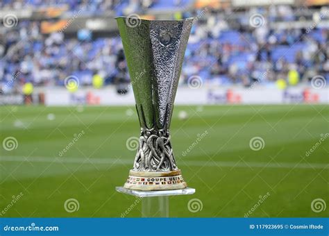 UEFA Europa League trophy editorial image. Image of atletico - 117923695