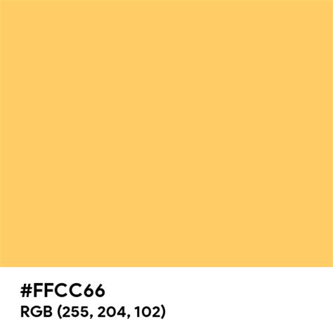 #FFCC66 color name is Orange-Yellow (Crayola)