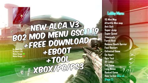 How to use mod menu bo2