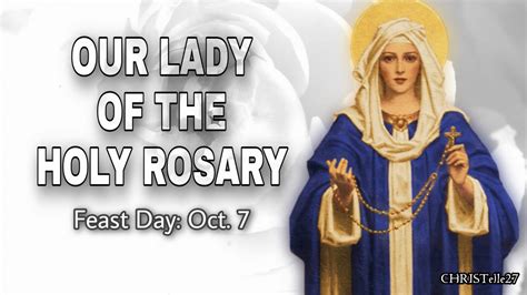 Prayers to Our Lady of the Rosary | Feast Day Prayers Oct. 7 - YouTube