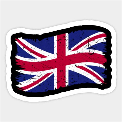 England Flag Design - England Flag - Sticker | TeePublic