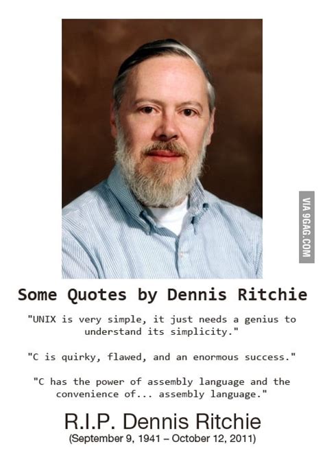 Quotes by Dennis Ritchie - 9GAG