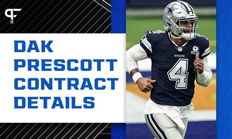 Dak Prescott's contract details, salary cap impact, and bonuses