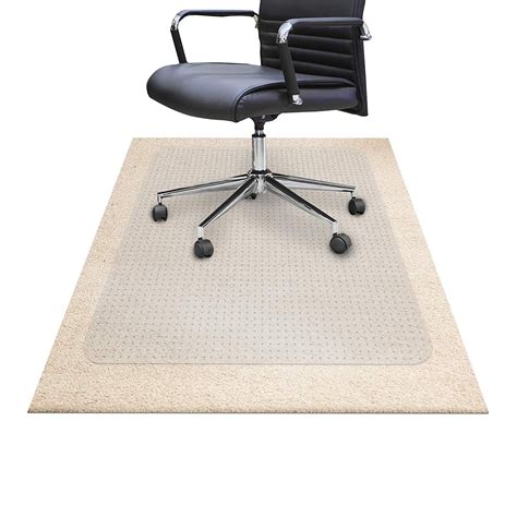 35'' x 47'' x 0.08" Office Chair Mats for Carpeted Floors, Unbreakable ...