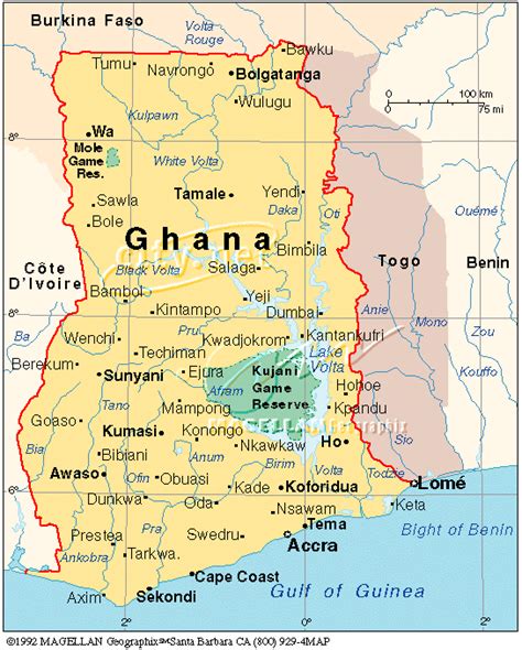 Ghana Map Tamale