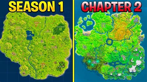 FORTNITE MAP *EVOLUTION*! - YouTube