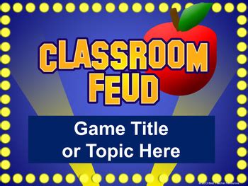 Classroom Feud PowerPoint Template - Plays Like Family Feud | TpT