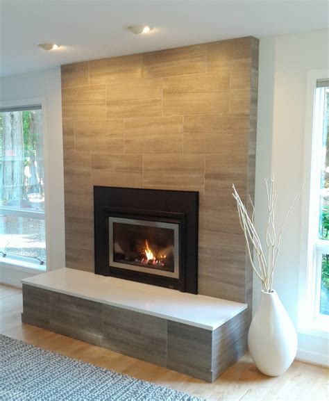 Some options of contemporary brick fireplace makeover | FIREPLACE ...