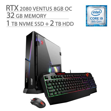 MSI Trident X Plus VR Ready Compact Gaming Desktop, RTX 2080 Ventus OC ...