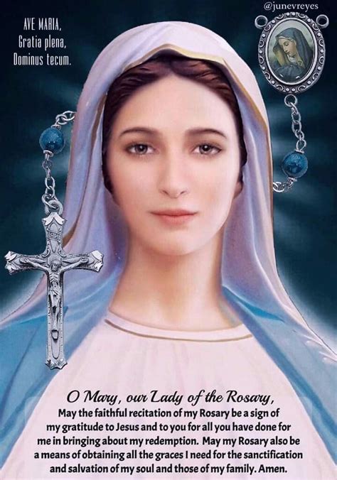 Our Lady of the Rosary | Mother mary, Mary jesus mother, Divine mother