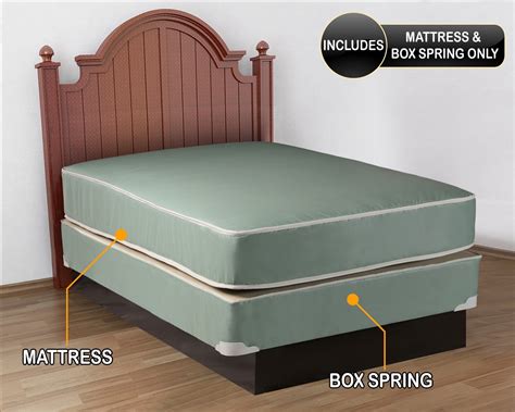 Plasticized Institutional Full Size Mattress & Box Spring Set - Walmart.com