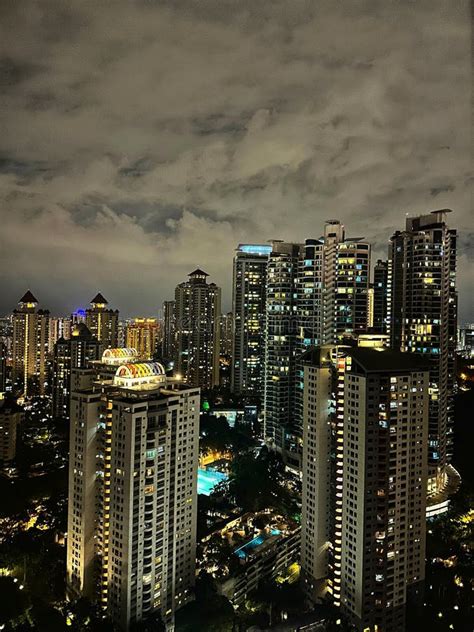 Kuala Lumpur Night View stock image. Image of hyatt - 265185551