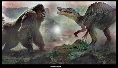 King Kong VS Spinosaurus by darkriddle1 on DeviantArt