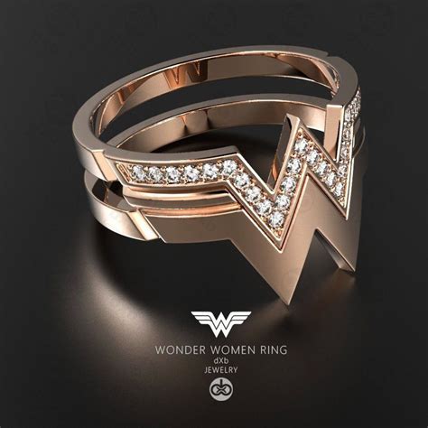 Title: Wonder Woman rose gold Ring Super Hero Wonder Woman | Etsy ...