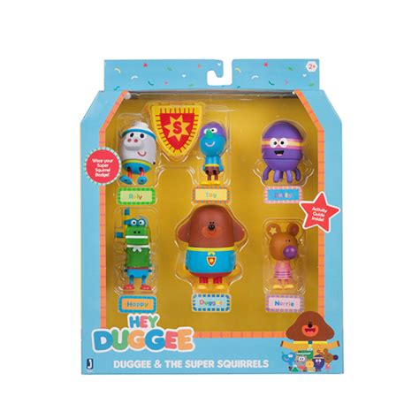 Hey Duggee Squirrels Collectible Set in Blue