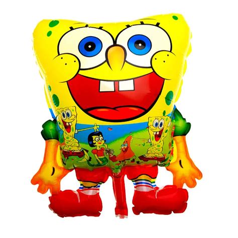 40*60cm Sponge Bob Balloons ,Yellow Cartoon Spongebob Aluminum Party ...