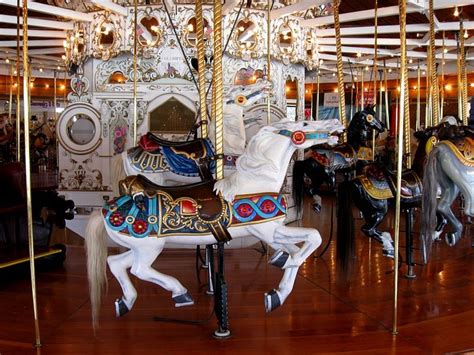 the Looff Carousel in Riverfront Park, built in 1909 | Spokane ...