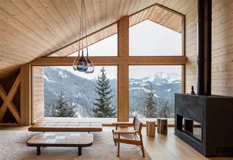 Alps Chalet That Mimics Traditional Mountain Homes - DigsDigs