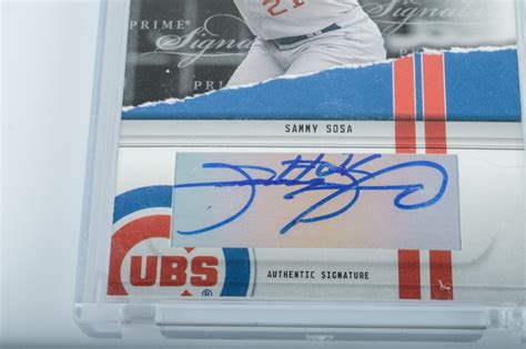 Encased Authenticated Sammy Sosa Autograph | EBTH