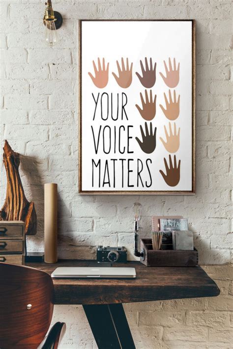 Your Voice Matters Poster – Daymira™ Wear For Everyday Pleasant