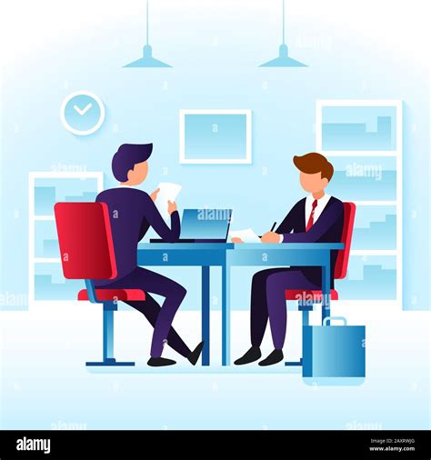 Interview Cartoon High Resolution Stock Photography and Images - Alamy