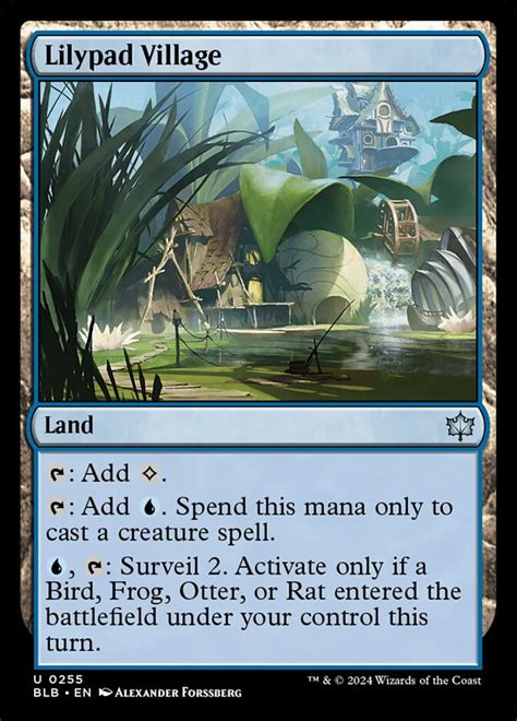 Lilypad Village Bloomburrow | Magic | CardTrader