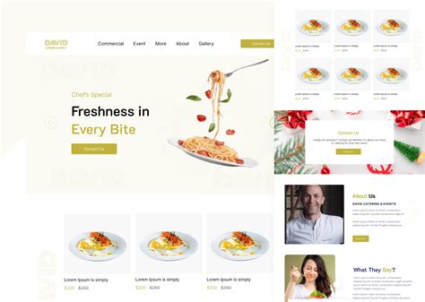 Food Website Minimalist Designs by Iftikhar Ahmad Baig on Dribbble