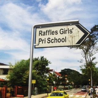 1 The sign at the entrance to Raffles Girls' Primary School | Download ...