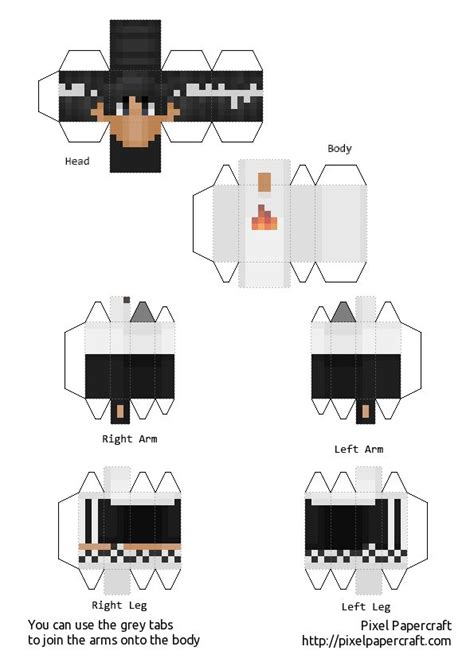 sapnap pixel papercraft in 2021 | Papercraft minecraft skin, Minecraft ...