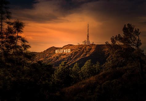 Hollywood Sunset Photograph by Gene Parks