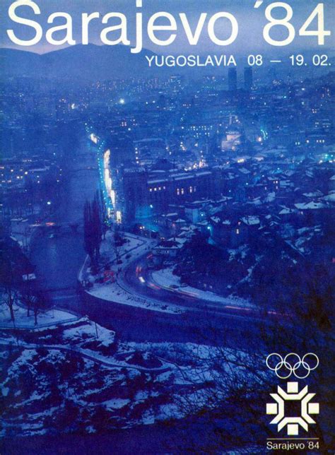 1984 Winter Olympics in Sarajevo, Yugoslavia poster : r/vintageads