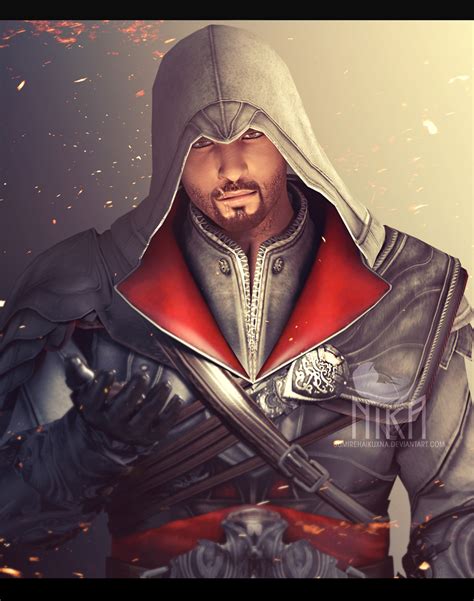 Ezio Auditore Da Firenze (Brotherhood) by SumireHaikuXNA on DeviantArt