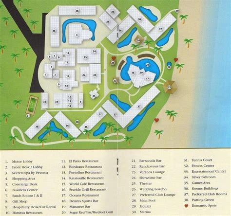 Resort Map | Hyatt Ziva Riviera Cancun | Riviera Maya, Mexico