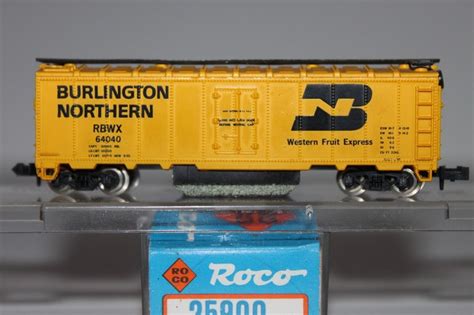 N Scale Roco 25900 Burlington Northern Track Cleaning Car #64040 ...