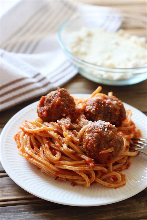 Classic Spaghetti and Meatballs - The Tasty Bite