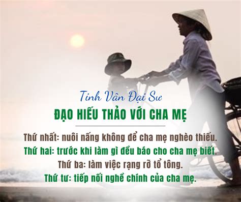 Đạo Hiếu Thảo Với Cha Mẹ