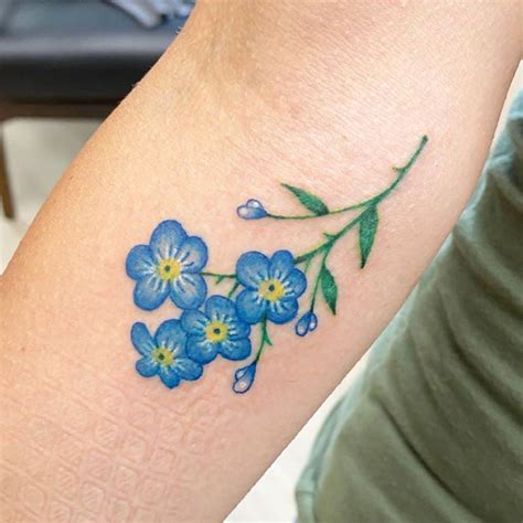 Forget Me Not Tattoo Meaning: A Symbol of Everlasting Remembrance