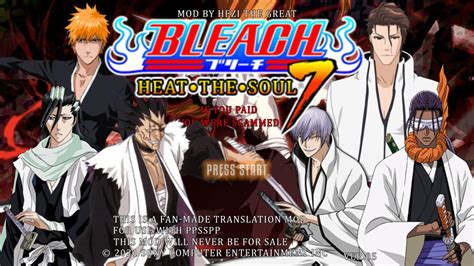 Bleach Heat The Soul 7 English Translation Pack for PPSSPP updated 0.5 ...