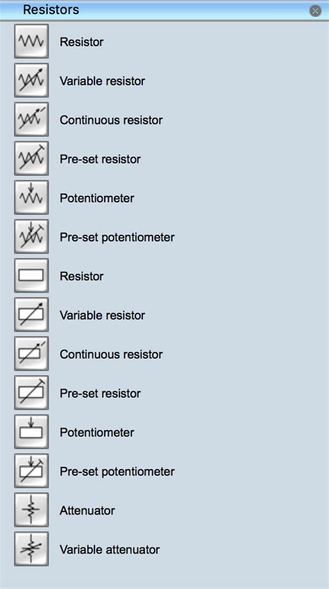 variable resistor circuit symbol - Wiring Diagram and Schematics