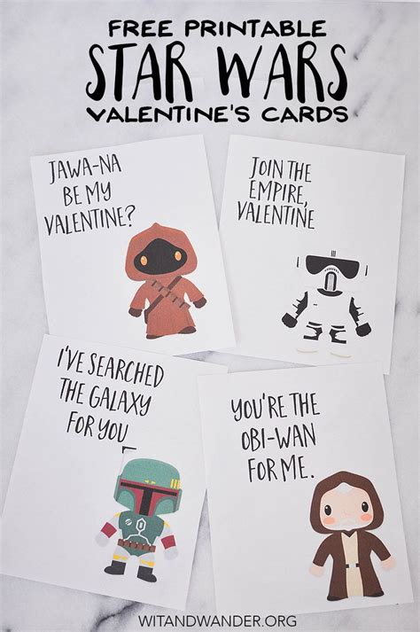 Star Wars Valentine's Day Cards - Part 3 - Our Handcrafted Life | Star ...