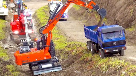 AMAZING RC TRUCK ACTION I HEAVY RC CONSTRUCTION EQUIPMENT I SCANIA I ...