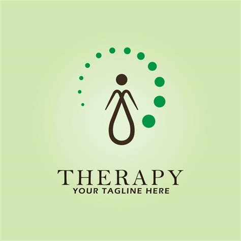 therapy logo line art design 25502416 Vector Art at Vecteezy