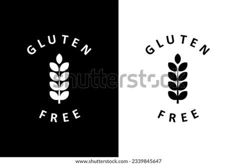 Gluten Free Sticker Label Template Glutenfree Stock Vector (Royalty ...