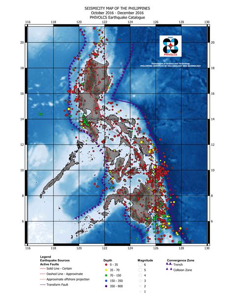 Philippines Earthquake Today Map