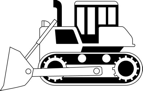 Excavator clipart outline, Excavator outline Transparent FREE for ...