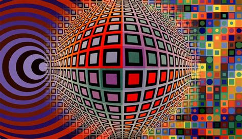 Optical Illusion Art: 5 Mind-Bending Works by Victor Vasarely