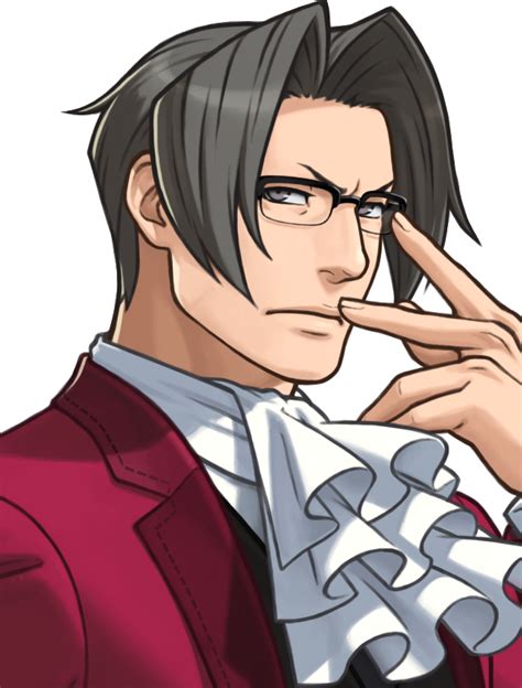 Image - Miles Edgeworth Portrait.png | Ace Attorney Wiki | Fandom ...