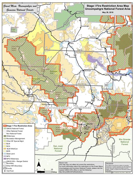 San Juan National Forest Map – Map Of The Usa With State Names